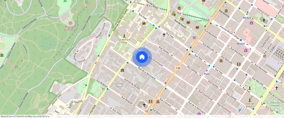 ** Rue Drummond, Montréal, QC