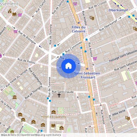 Pont aux Choux 10, Rue du Pont aux Choux, Paris