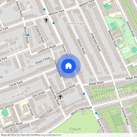 Ferme Park Road, N8, London