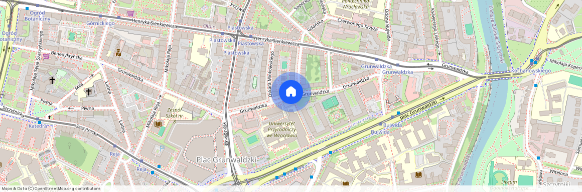 ul. Grunwaldzka, Plac Grunwaldzki, Śródmieście, Wrocław, dolnośląskie