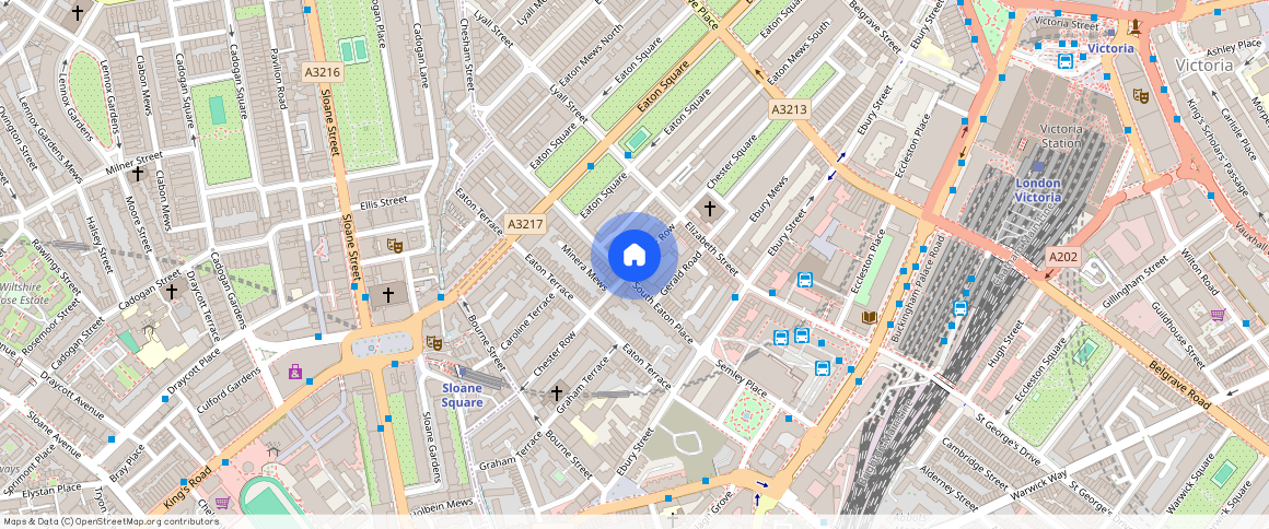 Chester Row, Belgravia, SW1W, London