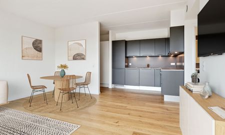 Moderne og lys 2-vær. lejlighed med eksklusiv beliggenhed over Herlev Bycenter. God og stor altan! - Photo 3