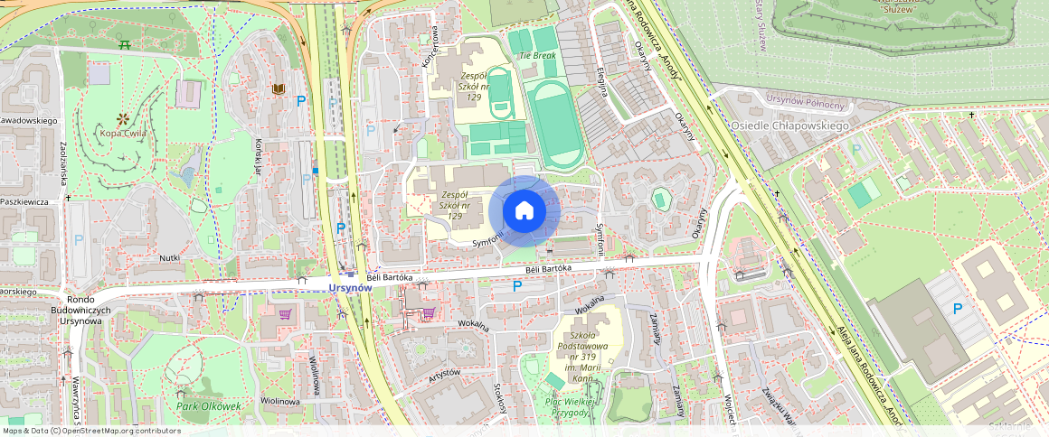 Warszawa, Ursynów, Ursynów, Północny, Symfonii