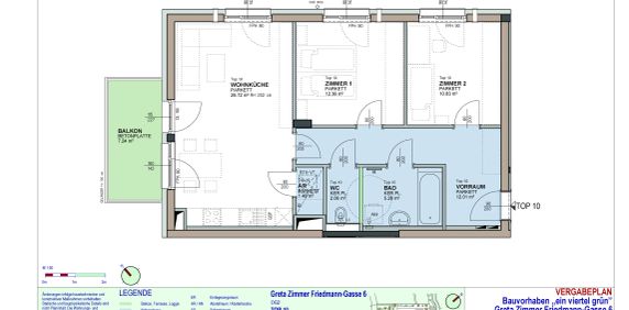 3-Zimmer-Wohnung mit Balkon, Top 10 - Photo 2