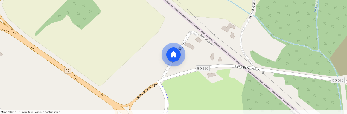 Stationshusvägen, Södra Sunderbyn