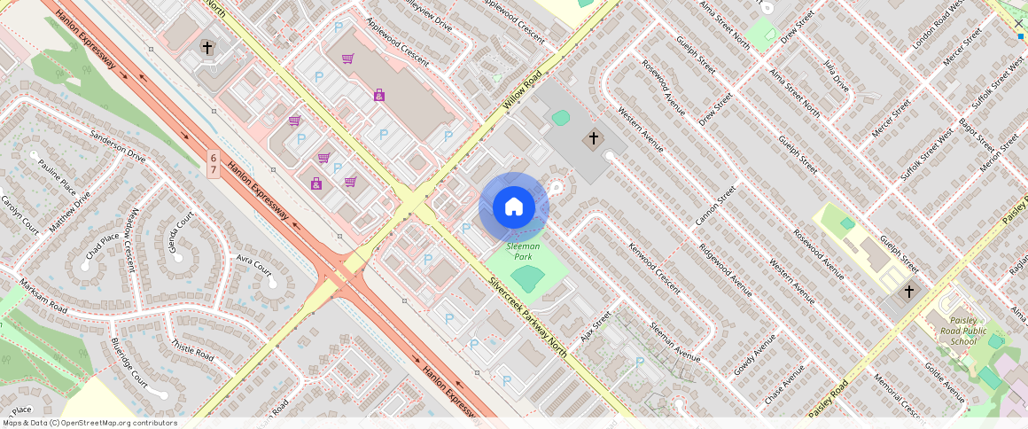 ** Sleeman Ave, Guelph, ON, Canada