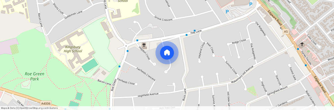 Hillside, Kingsbury, NW9