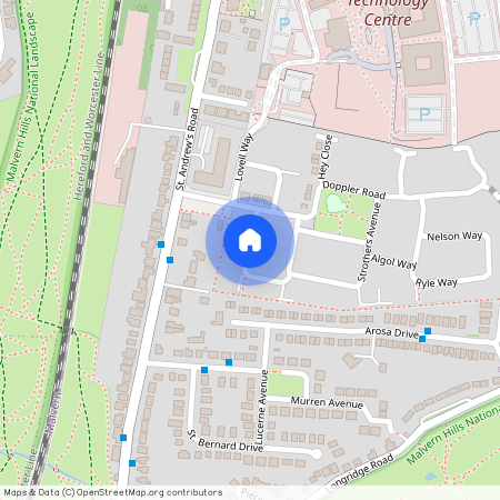 Crystal Crescent, Malvern, Worcestershire, WR14