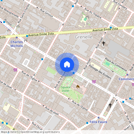 Rue des Entrepreneurs et Rue de la Rosière 75015 Paris (15e arrondissement)