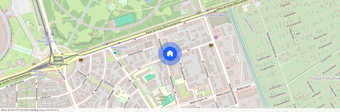 ul. Angorska, Saska Kępa, Praga-Południe, Warszawa, mazowieckie