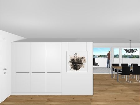 Attika West mitten im Grünen: 131m2 netto + 90m2 umlaufende Terrasse - Photo 2
