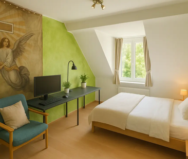 Wohnung zur Miete – 2-Zimmer-Dachgeschosswohnung in Düsseldorf-Pe - Foto 2