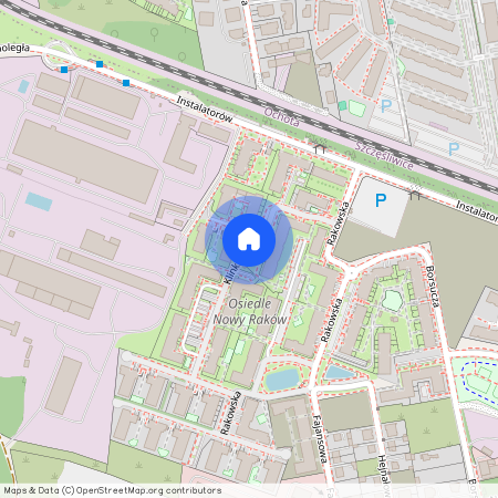 ul. Klinkierowa, Raków, Włochy, Warszawa, mazowieckie