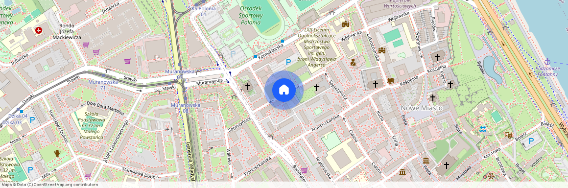 ul. Sapieżyńska, Nowe Miasto, Śródmieście, Warszawa, mazowieckie