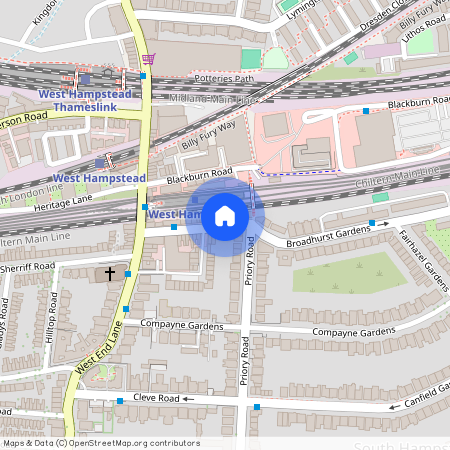 Broadhurst Gardens, West Hampstead, London, NW6