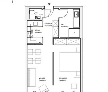 Smarte 1,5 Zimmer-Wohnung – Erstbezug in den DC Flats - zu mieten i... - Photo 4