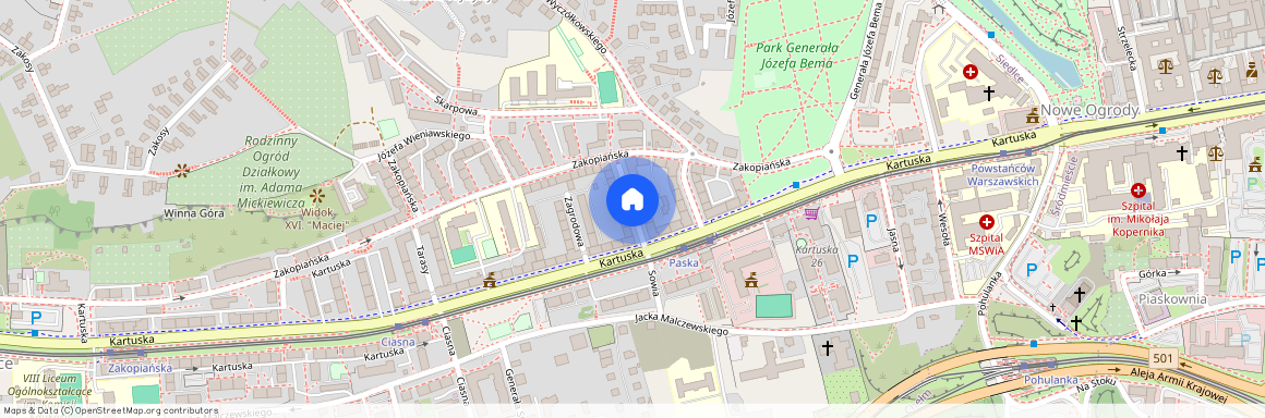 ul. gen. Józefa Sowińskiego, Siedlce, Gdańsk, pomorskie