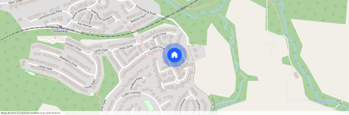 Nursery Gardens, Inverkip, PA16