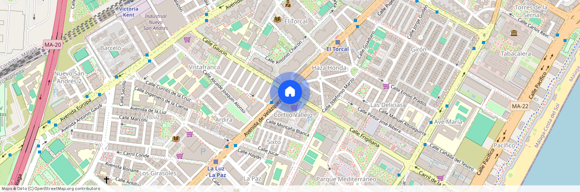 Los Guindos - Parque Mediterráneo - Santa Paula, Málaga