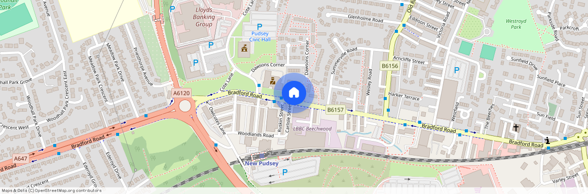 Station Square, Stanningley, Pudsey, West Yorkshire, UK, LS28