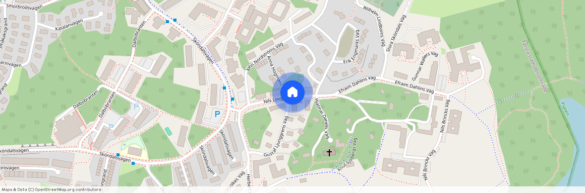 Nils Lövgrens väg, Sköndal