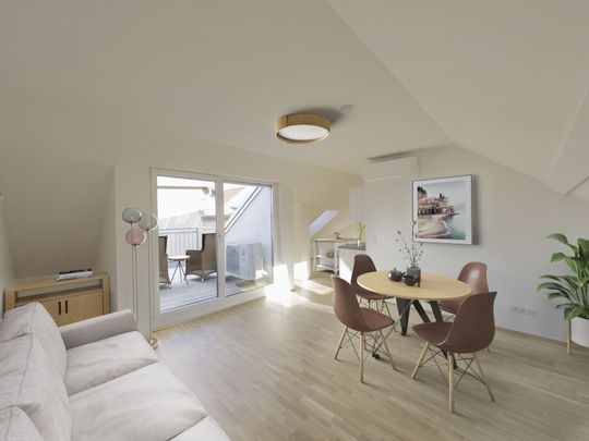 Dachgeschosswohnung mit Terrasse nahe dem Augarten - Provisionsfrei! - Photo 1