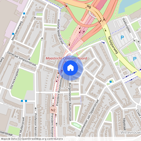 Wittevrouwenveld, 6224 XD, Burgemeester Bauduinstraat, Maastricht