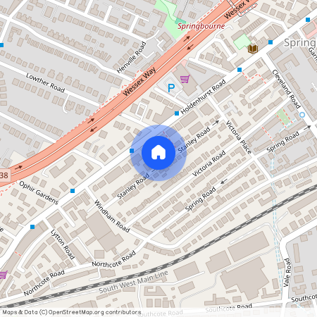 Stanley Road, Bournemouth, Close to Town Centre