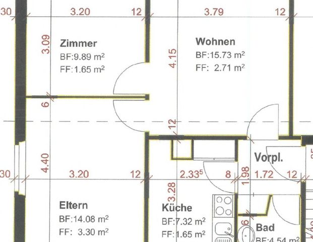 3.5 Zimmer, 55 m² - Photo 1