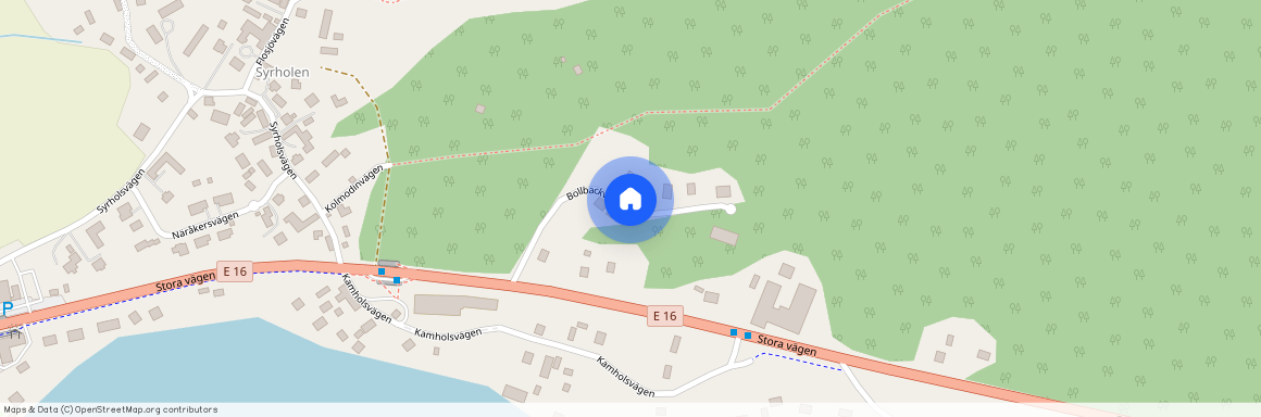 Bollbackvägen, Dala-Floda