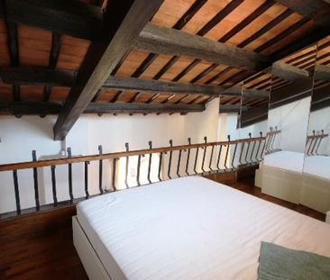 Attic-Trastevere: Panoramic 1 Bedroom, living room, bedroom, little... - Photo 1