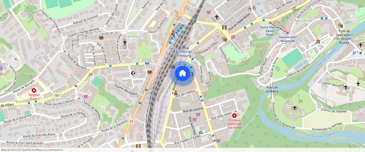 Rte des Arsenaux 3b, 1700, Fribourg