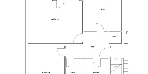 Saalestr. 12, 4 L - Gut geschnittene 3 Zimmer Wohnung mit Tageslichtbad und Loggia im 4. OG - Foto 3