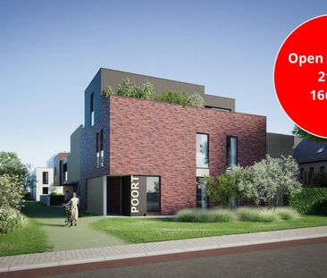 Gelijkvloers nieuwbouwappartement met 2 slaapkamers, terras en tuintje - Photo 1