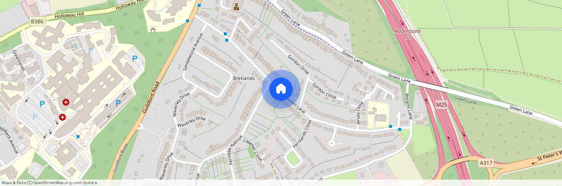 Little Green Lane, Chertsey, Surrey, KT16