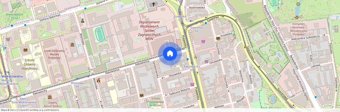 ul. Rakowiecka, Stary Mokotów, Mokotów, Warszawa, mazowieckie