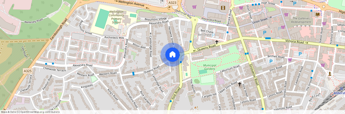 Queens Road, Aldershot, Hampshire, GU11