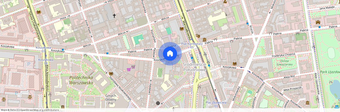 ul. Koszykowa, Śródmieście Południowe, Śródmieście, Warszawa, mazowieckie