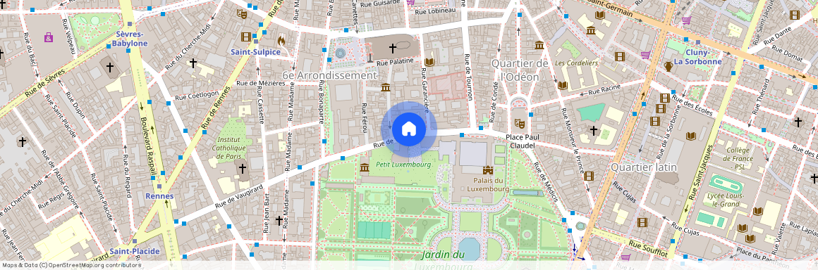 rue de Medicis, entre rue de Vaugirard et Bd Sanit-Michel 75006 Paris (6e arrondissement)