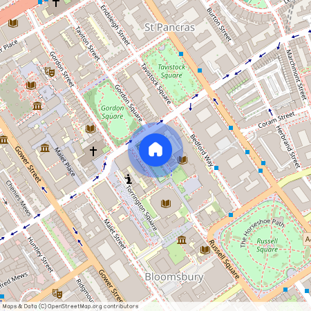 Woburn Square, St Pancras, WC1H