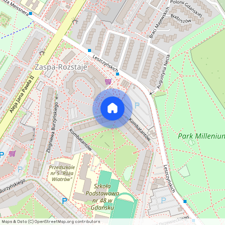 ul. Kombatantów, Zaspa-Rozstaje, Gdańsk, pomorskie