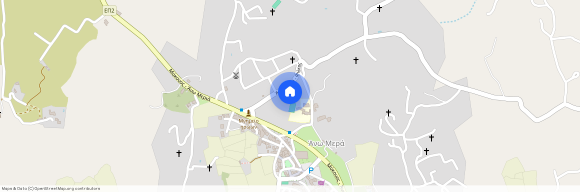 Επαρχιακή Οδός Μυκόνου-Άνω Μεριάς, 846 00 Μύκονος, Άνω Μερά (Μύκονος)