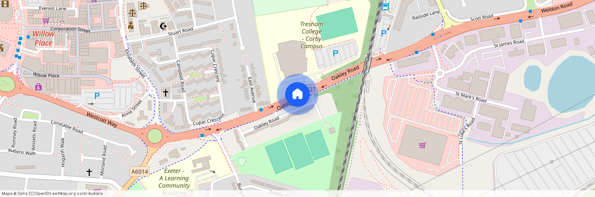 Oakley Road, Corby, NN18