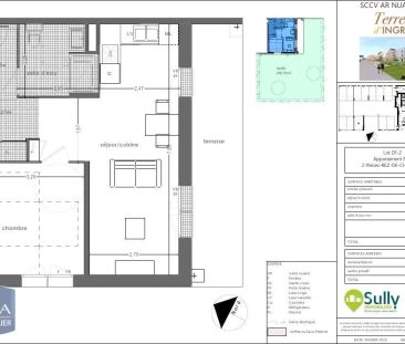 Appartement à louer 2 pièces 46.88m² - Photo 1