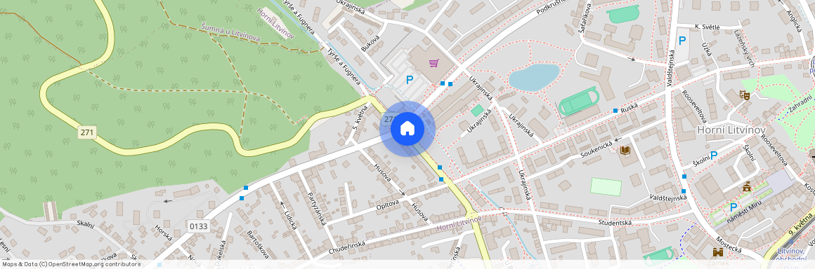 ulice Chudeřínská, Litvínov – část obce Chudeřín