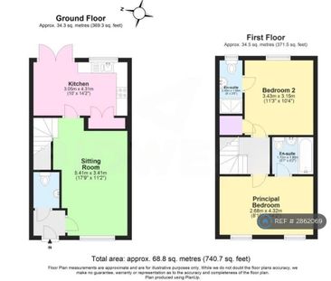 2 bedroom semi-detached house to rent - Photo 4
