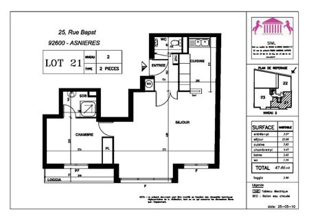 Appartement 2 Pièces 47 m² - Photo 2