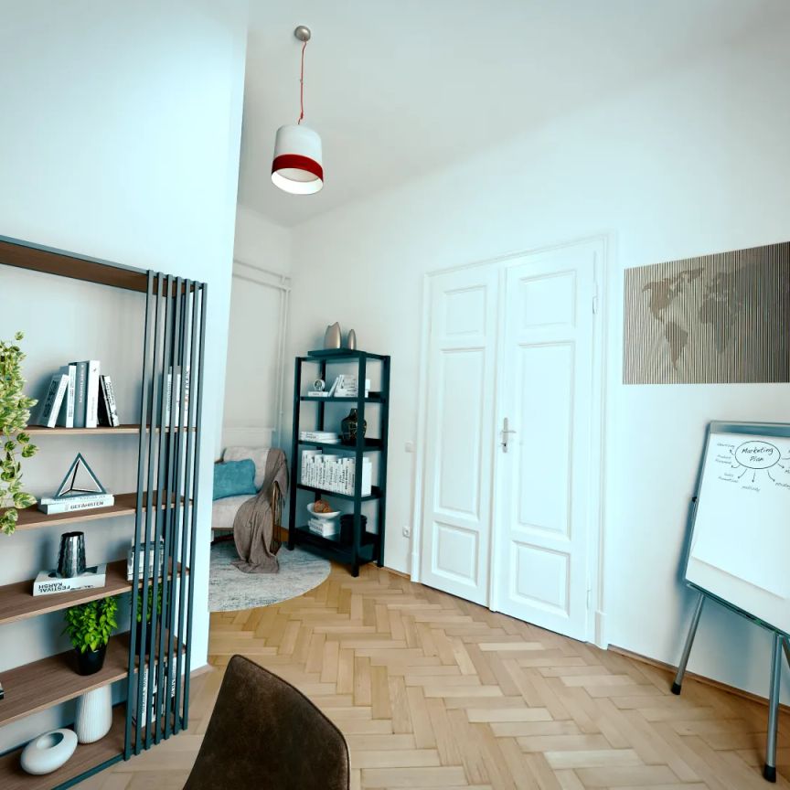 Erstbezug nach Sanierung 4-Zimmer-Wohnung nahe Augarten - Provisionsfrei! - Photo 1