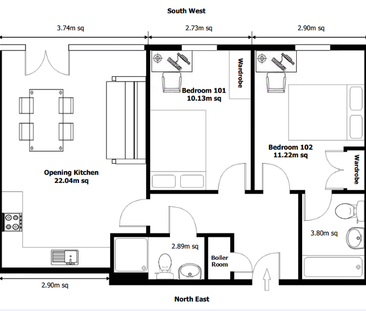 2 bedroom apartment to rent - Photo 2