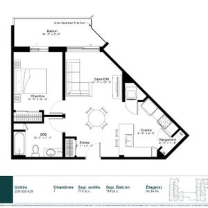 Aera St-Hilaire - Condo 3 1/2 Occ. Immédiate à louer - appartement / logement - Photo 2